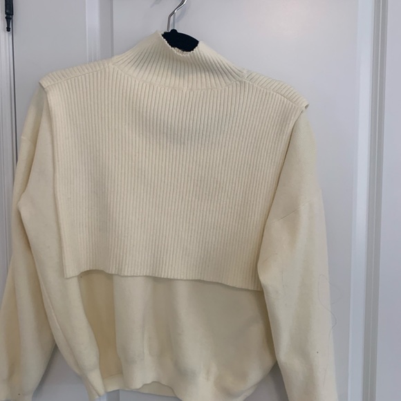Cream Sweater with Cape - Picture 6 of 6